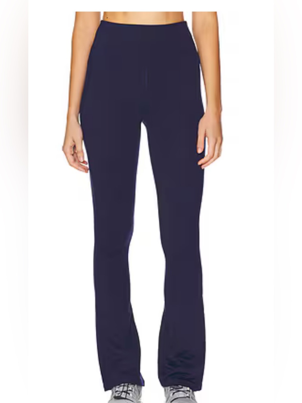 Beyond Yoga Women's Navy High-Waist Bootcut Flare Leg Pants